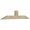 Ekena Millwork Portland Rough Sawn Timber Gable Bracket, Douglas Fir, 72"W x 15"H x 4"D x 6"F, 5/12 Pitch GBW072X15X0406POR00RDF - alternate 5
